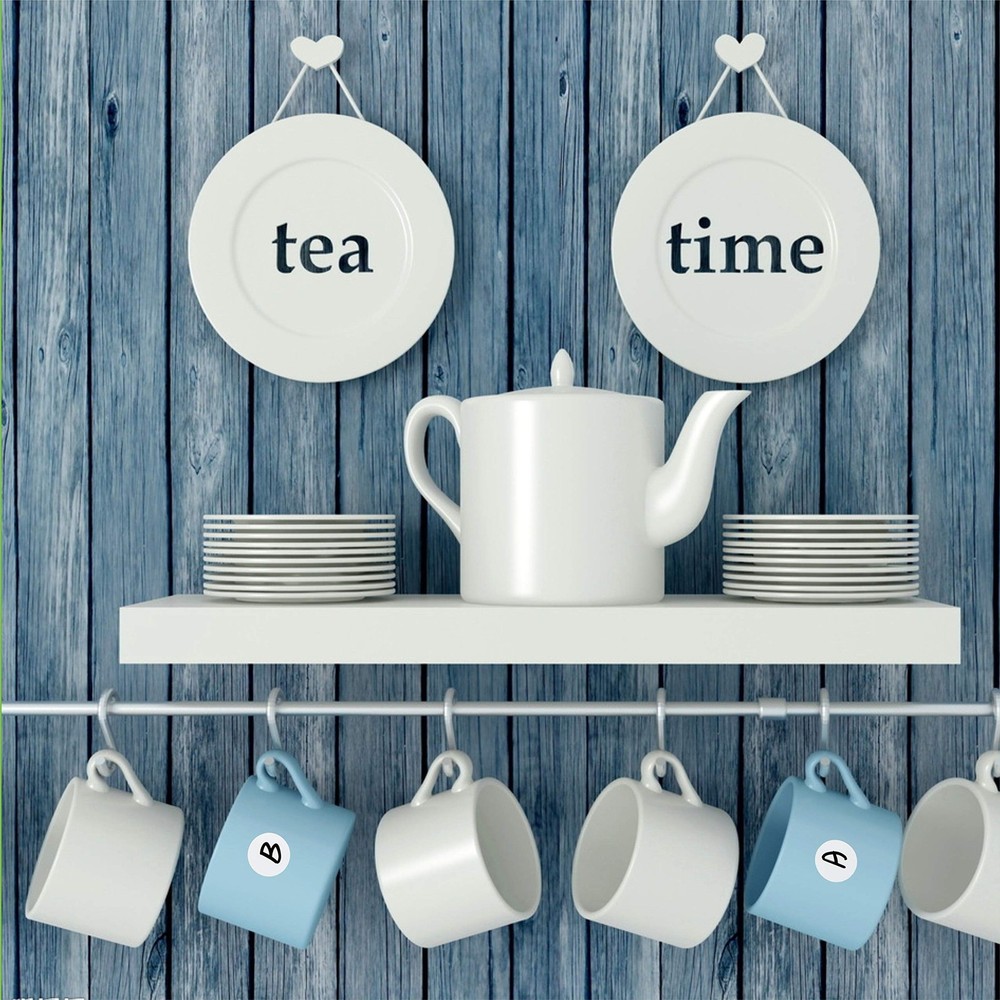 Coding Labels 3/4" Round Color-Coding Circle 1050pcs Dot Labels (White) White