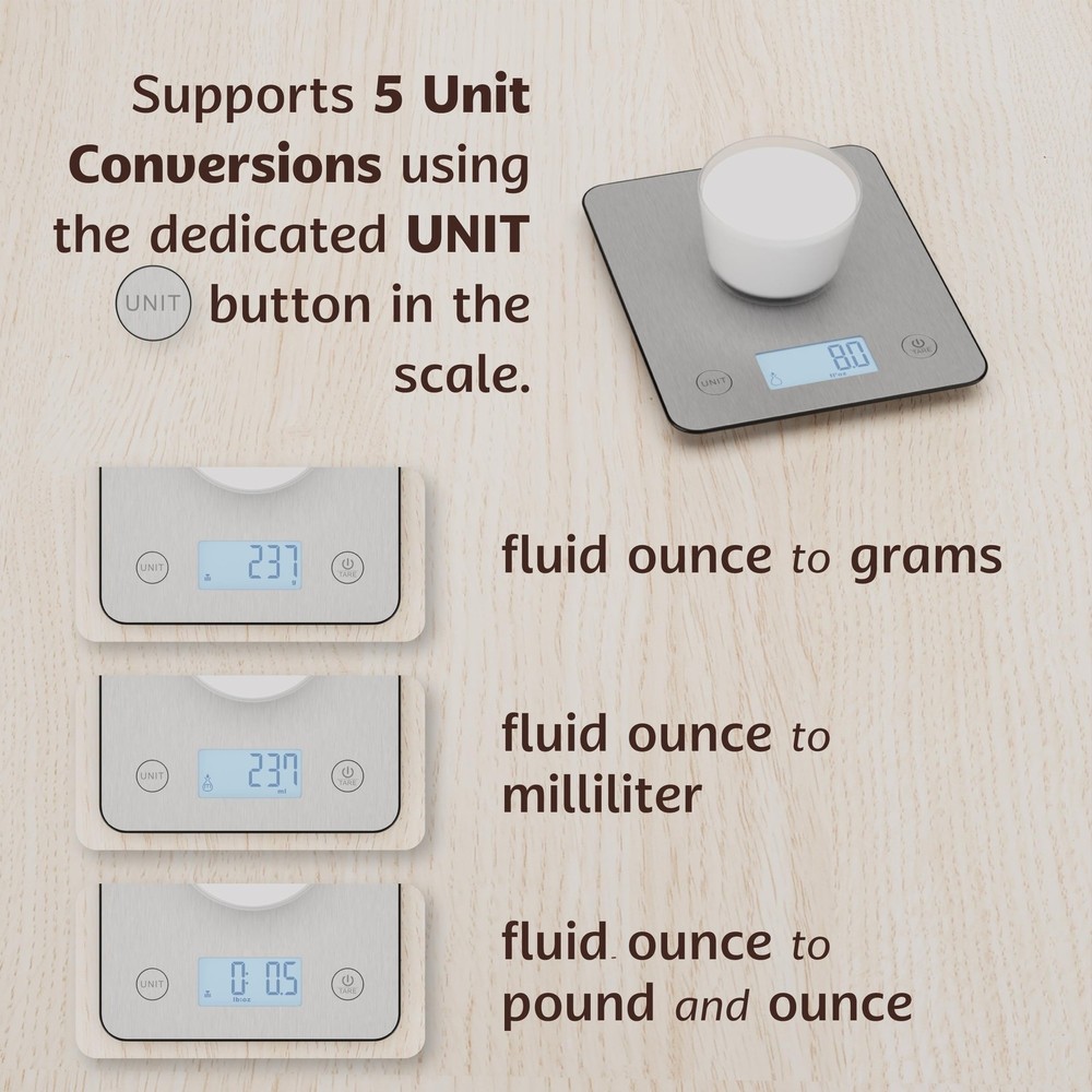 Smart Food Scale, Digital Kitchen Scale with App – Nutritional Calculator