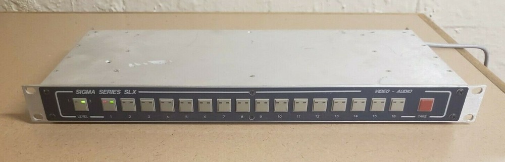 Sigma Electronics SLX 161 Video Audio 16 Channel Switcher BNC Input Rack Mount
