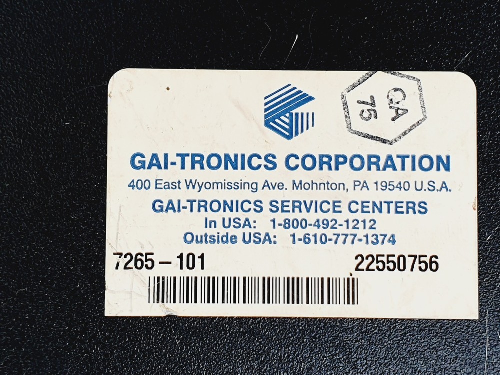 GAI-TRONICS 7265-101 Plant Paging / Intercom Multi Party Subset