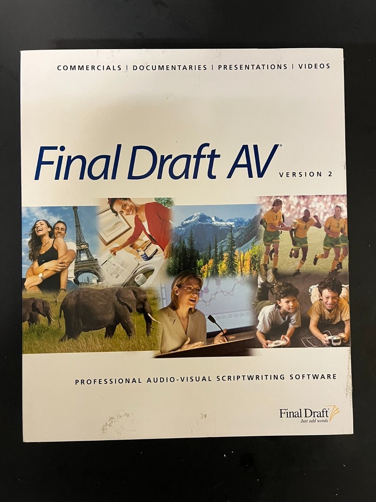 Final Draft AV 2 Scriptwriting Audio-Visual Software (Windows / Mac)