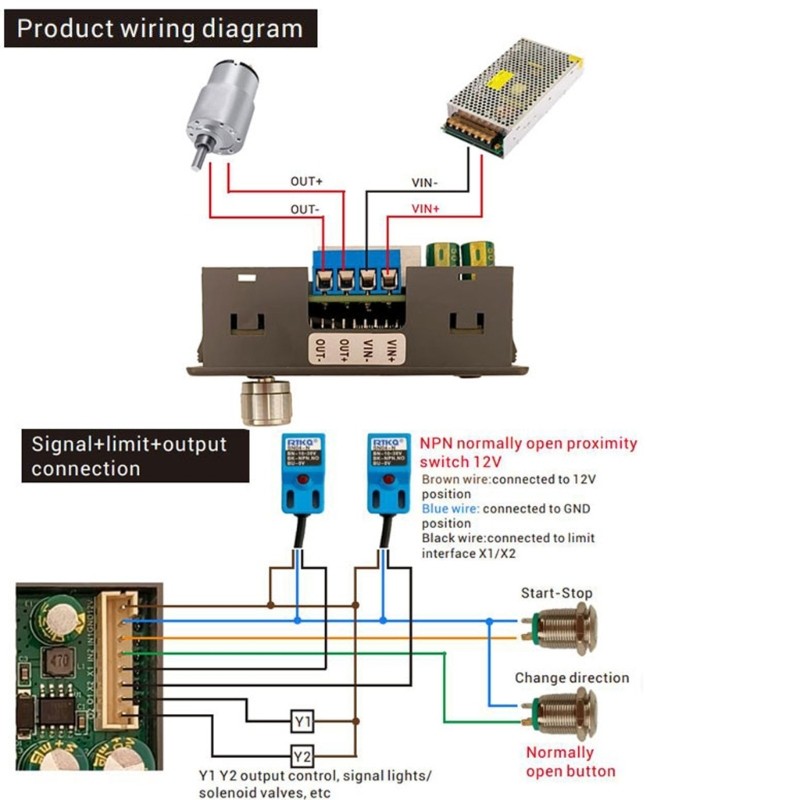 Forward Reverse Control Driver Reverse Pulse Speed Control Board Enduring