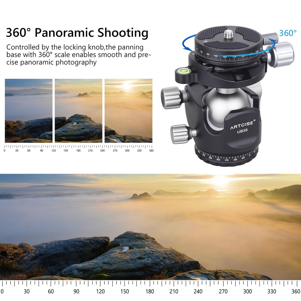 Paning Base Panoramic Base CNC All-Aluminum Paning Base Mini Paning Base