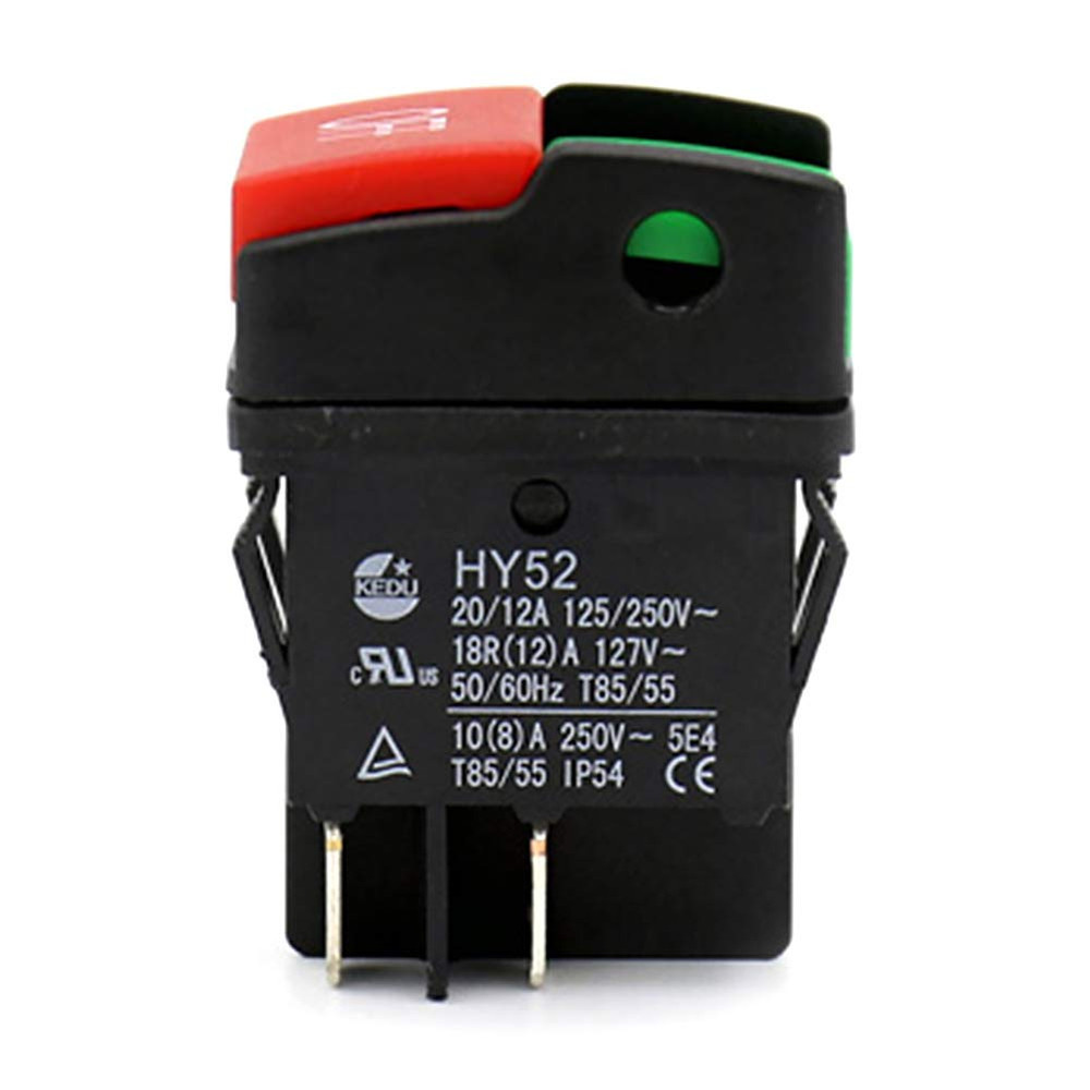 HY52 Equipment Push Button On/Off Start Stop Switch for Mechanical Device Swi...