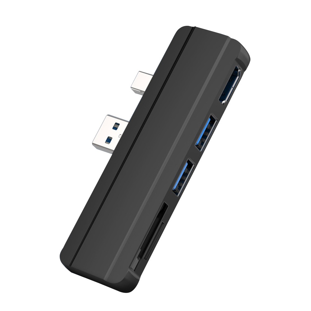 SD/SDHC/SDXC/Micro SD Black USB HUB Docking Station For Surface Pro 4/5/6