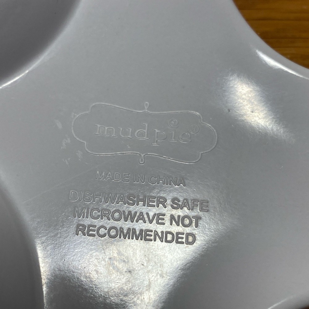 Mud Pie Circa Collection Melamine Deviled Egg Serving Tray Devil Made Me Do It