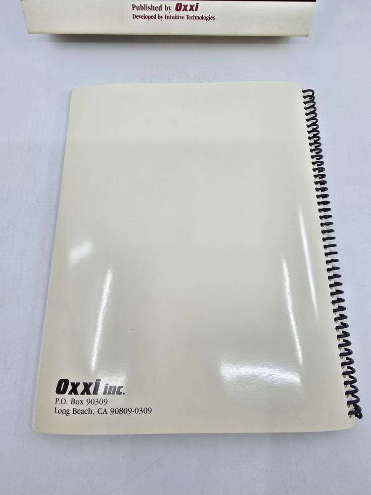 Vintage Amiga MaxiPlan 500 Spreadsheet Software CIB Complete Oxxi Aegis 2 Disk