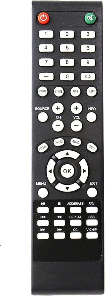 Universal Remote Control Replacement for Element TV - Not fire & Black