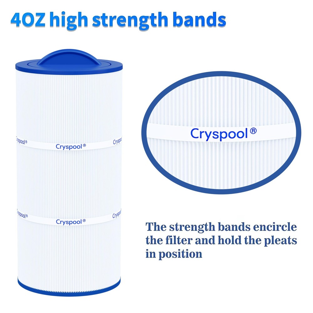 Cryspool® 08010 Filter Compatible with Caldera Utopia blue and whiter