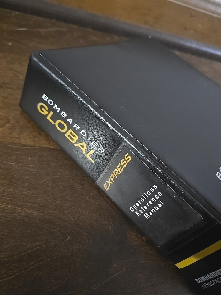 Bombardier Global Express Operations Reference Manual