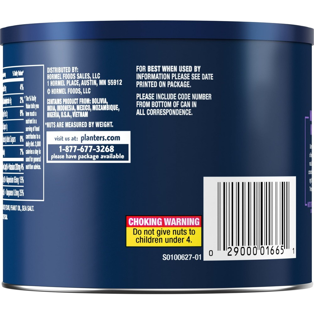 PLANTERS Salted Mixed Nuts, Party Snacks, Plant-Based Protein 10.3oz (12 Pack)