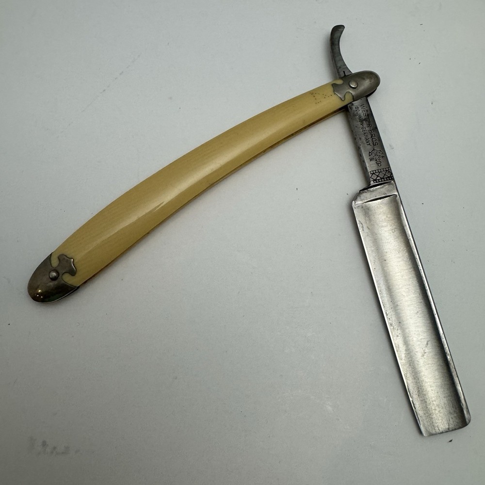Antique Wester Bros. Straight Razor, Solingen Germany