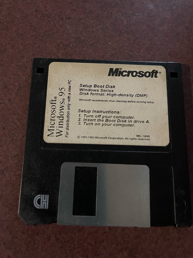 Windows 95 Boot Disk And 13 More