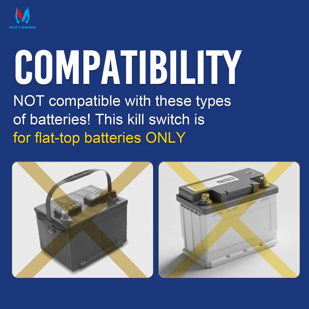 Car Battery Switch Disconnect Power Kill Master Isolator Cut Off Remote Control