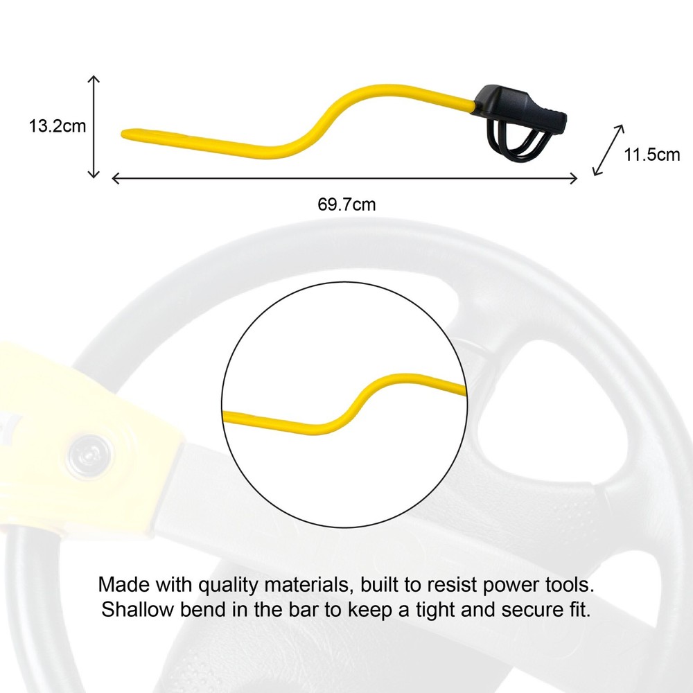 Stoplock ELITE Steering Wheel Lock Recommended for Citreon Dispatch 2016 Onwards