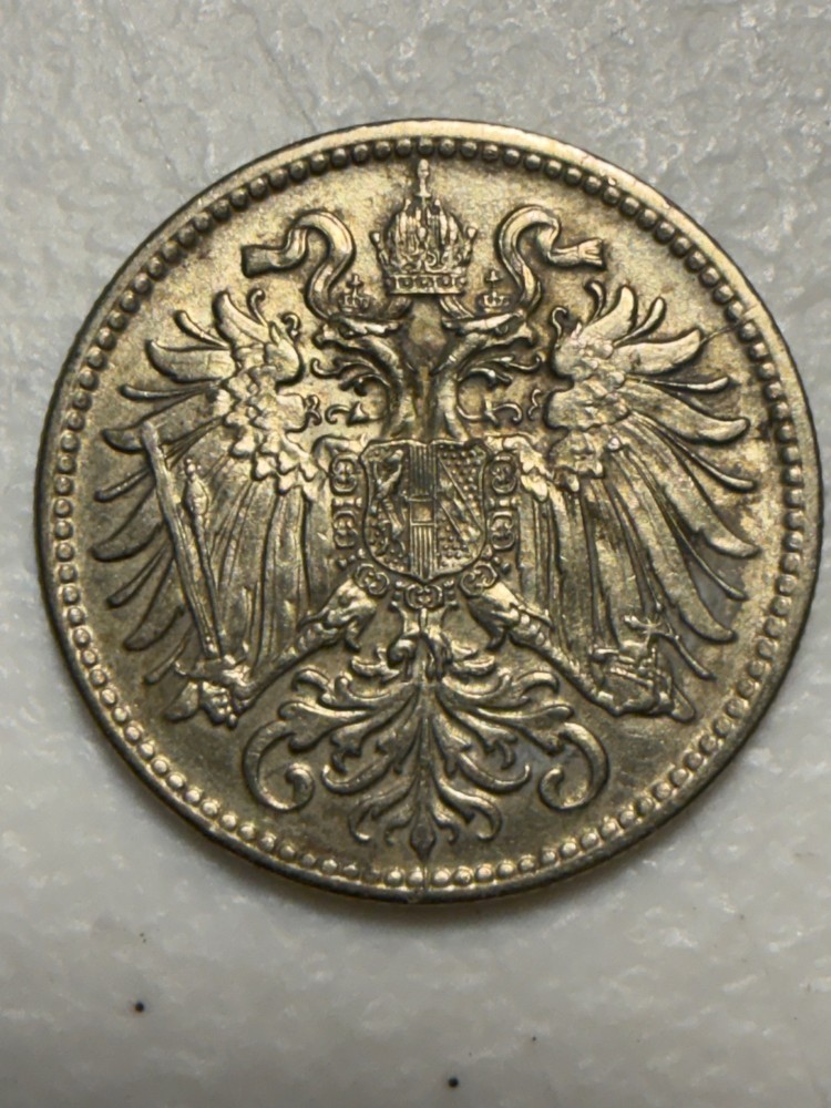 1915 Austrian Empire 10 Heller coin