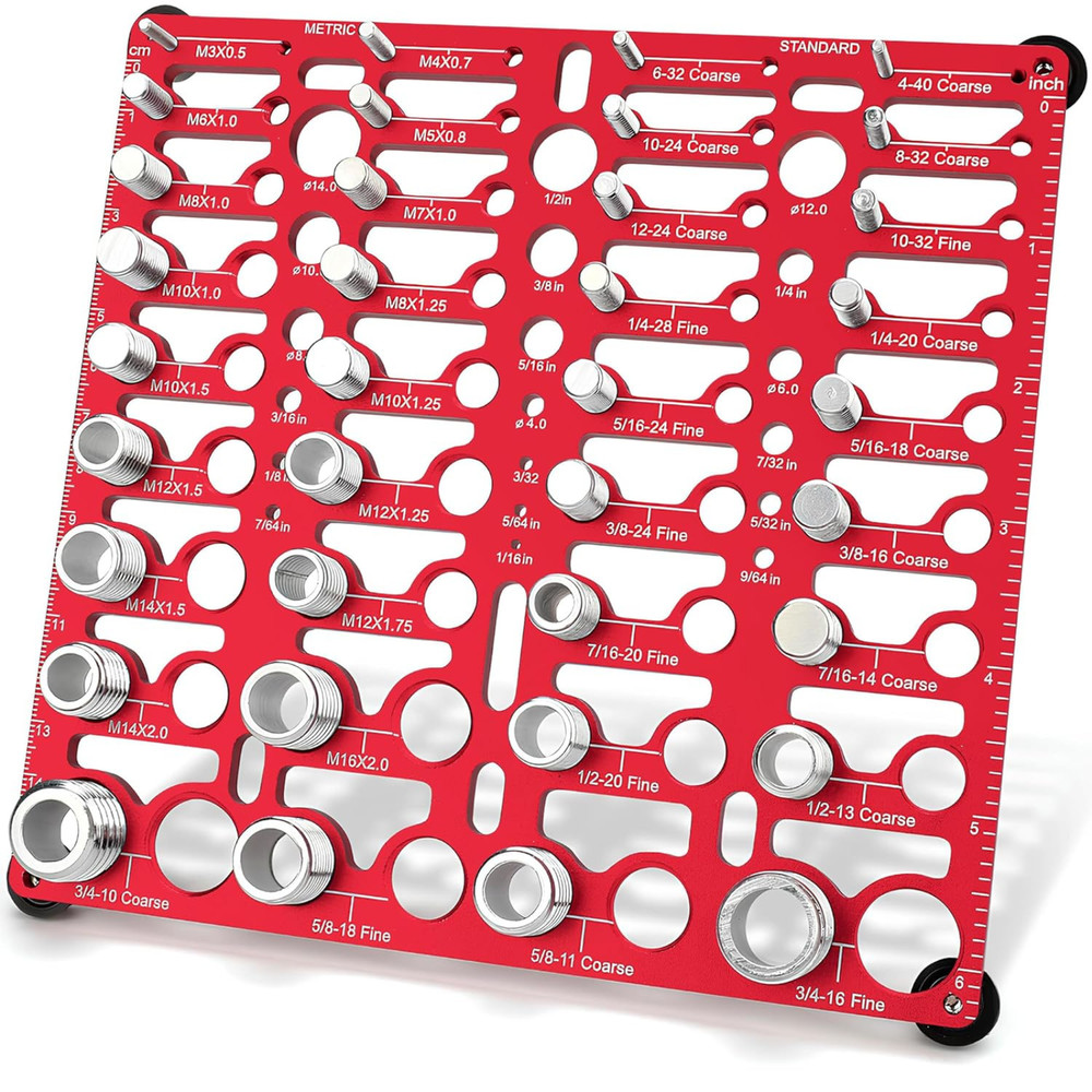 55 Nut and Bolt Thread Checker Thread Checker Standard and Metric