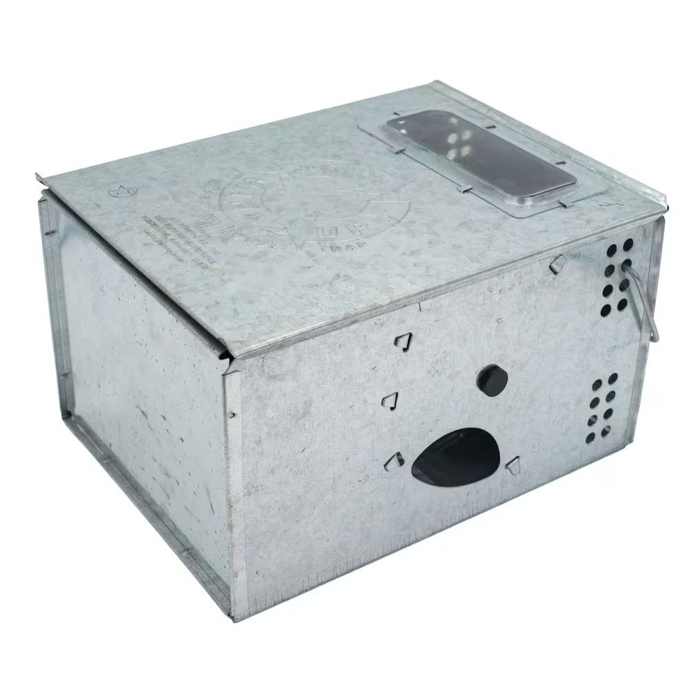 Wind-Up Live Multiple Catch Mouse Trap with Clear Inspection Window (12-Pack)