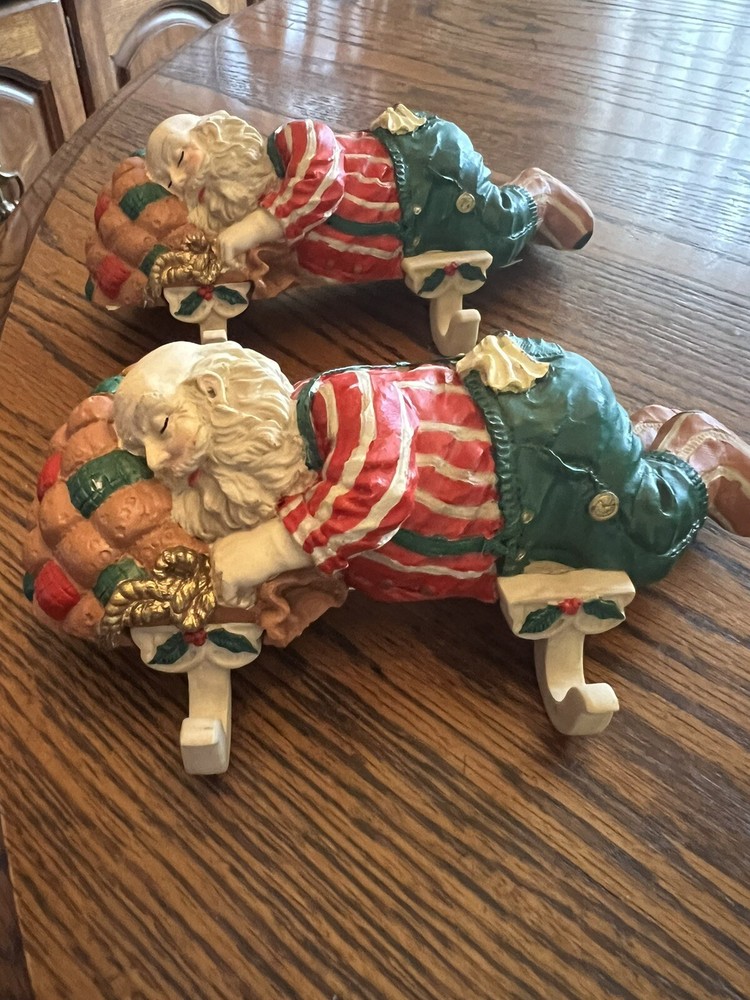 Sleeping Santa Stocking Holders