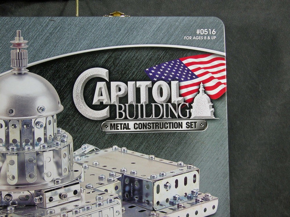 Erector Limited Edition Capitol Building Construction Set Carry Case
