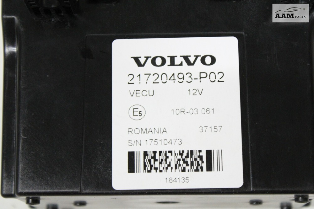 2018-2024 VOLVO VNL 760 CAB COMPUTER CONTROL MODULE 21720493 OEM