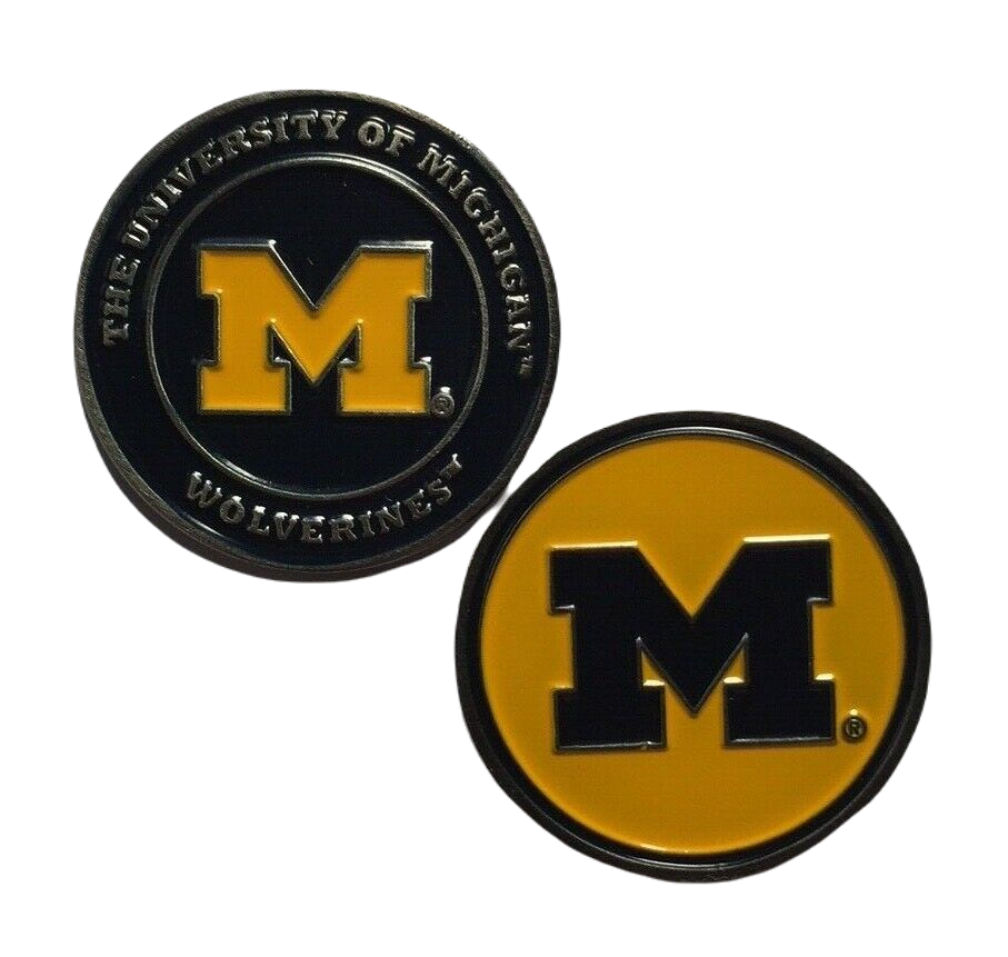 Michigan Wolverines Golf Ball Marker New