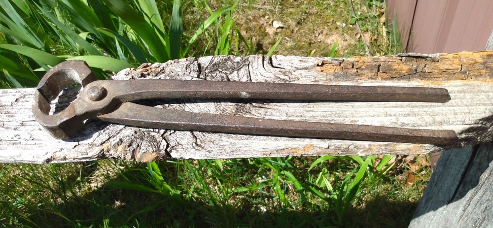 Antique Hand Forged Blacksmith Nippers 1900s