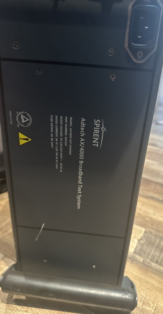 SPIRENT ADTECH AX/4000 BROADBAND TEST SYSTEM 3 MODULES Multilayer Bert And 10Gbp