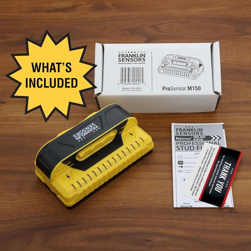 ProSensor M150 Stud Finder W/ 9 Sensors Live Wire Detection Wall Scanner New