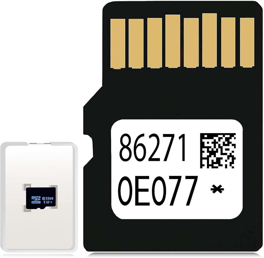 2025 Latest Navigation SD Card Map Update Compatible with Toyota, Black