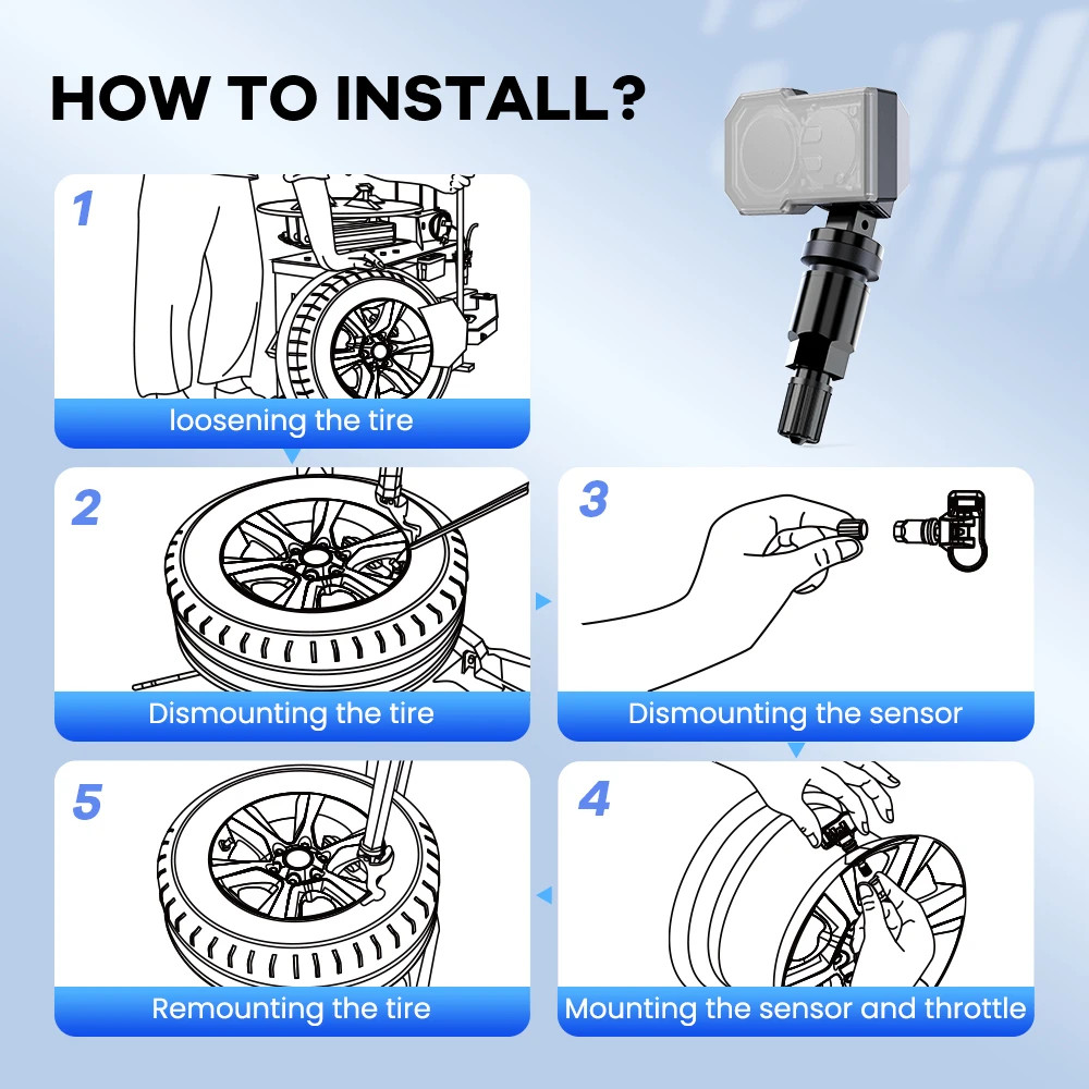 Thinkcar 689 +TPMS TOOL+ 4sensors Diagnostic Scanner CANFD & DOIP Active Test US