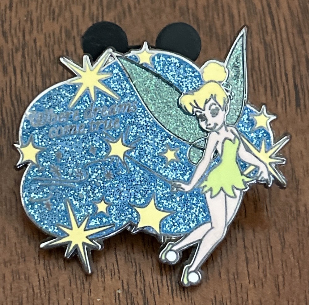 Disney Trading Pin Tinker Bell Where Dreams Come True Pixie Dust