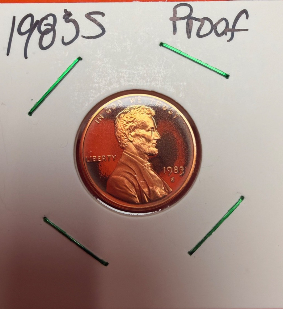 1983 S Proof Lincoln Cent From Proof Set