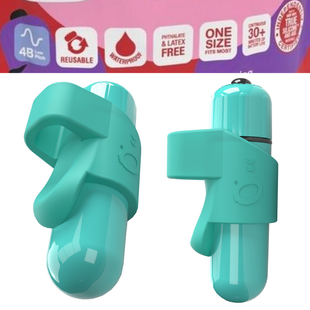 Silicone Fingertip Bullet Vibrator Powerful Multi-speed Teaser Stimulator
