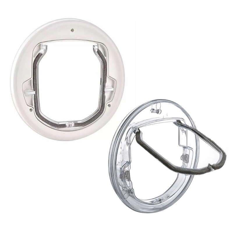 Pet Door 4 Way Locking Security Lock Plastic Door Controllable Switchs Direction
