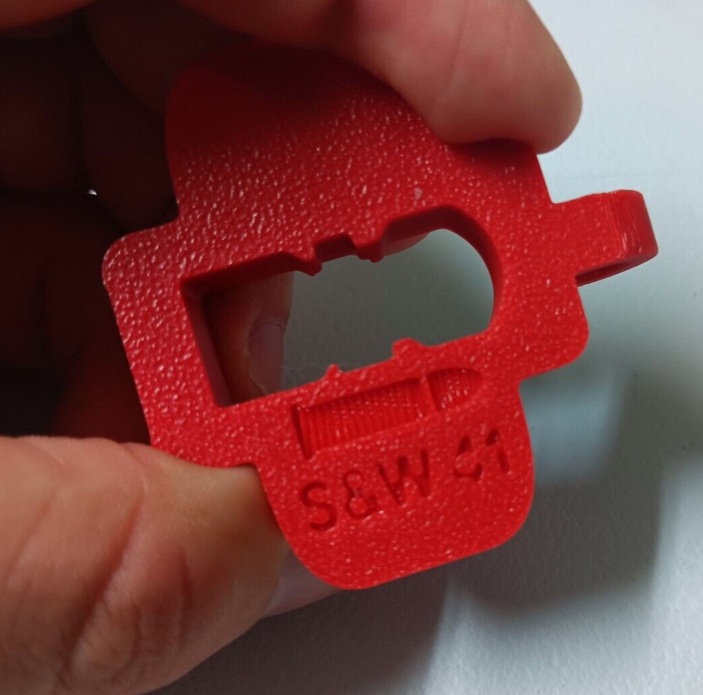 Smith & Wesson Model 41 Speed Loader / Thumb Saver Red Color .22LR
