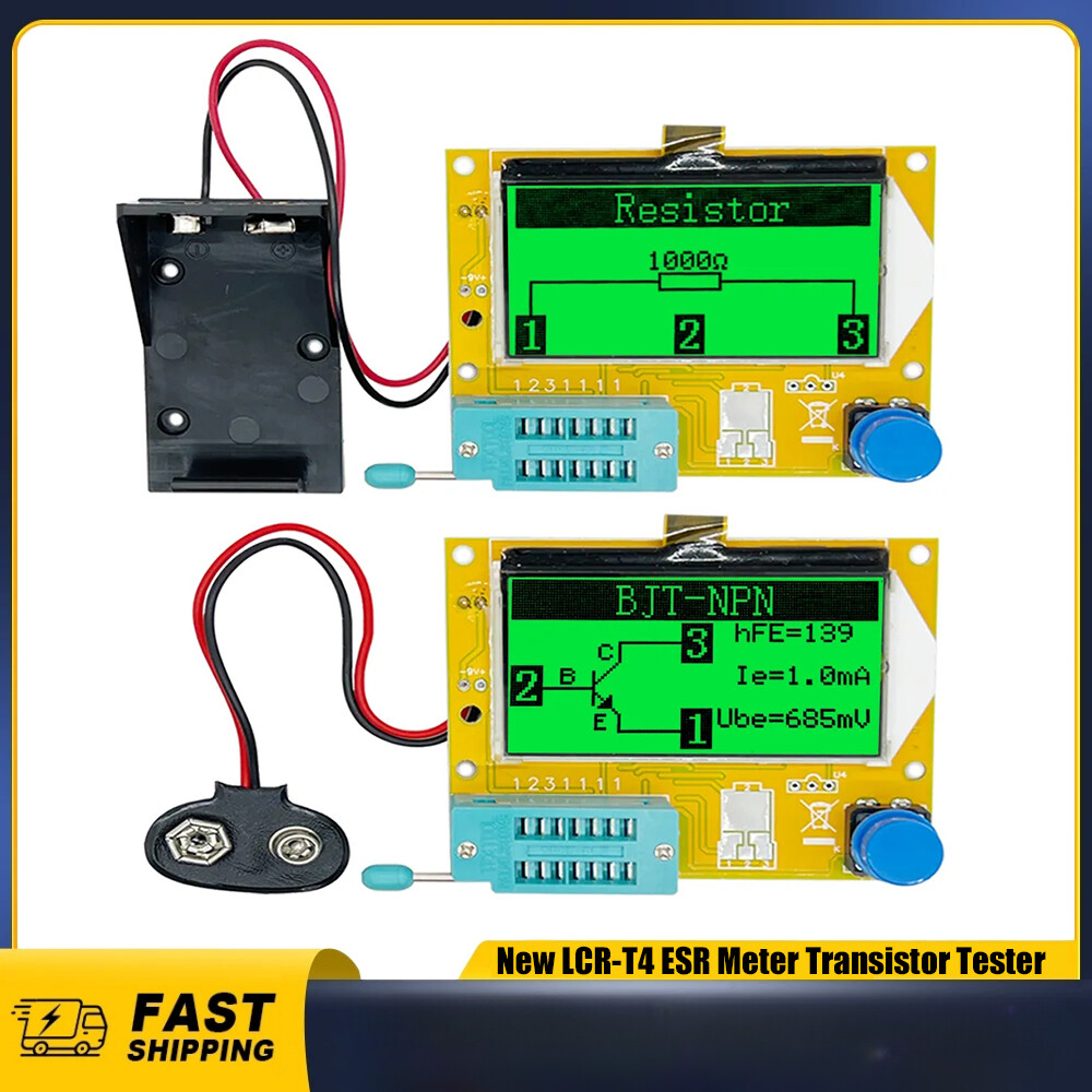 LCRT4 ESR Meter Transistor Tester Diode Triode Capacitance SCR Inductance Tester
