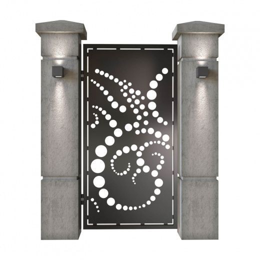 Gorgeous Custom Handcrafted Metal Entry Gate
