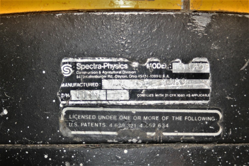 Spectra Physics Laser Plane 1145 Spectra 3D