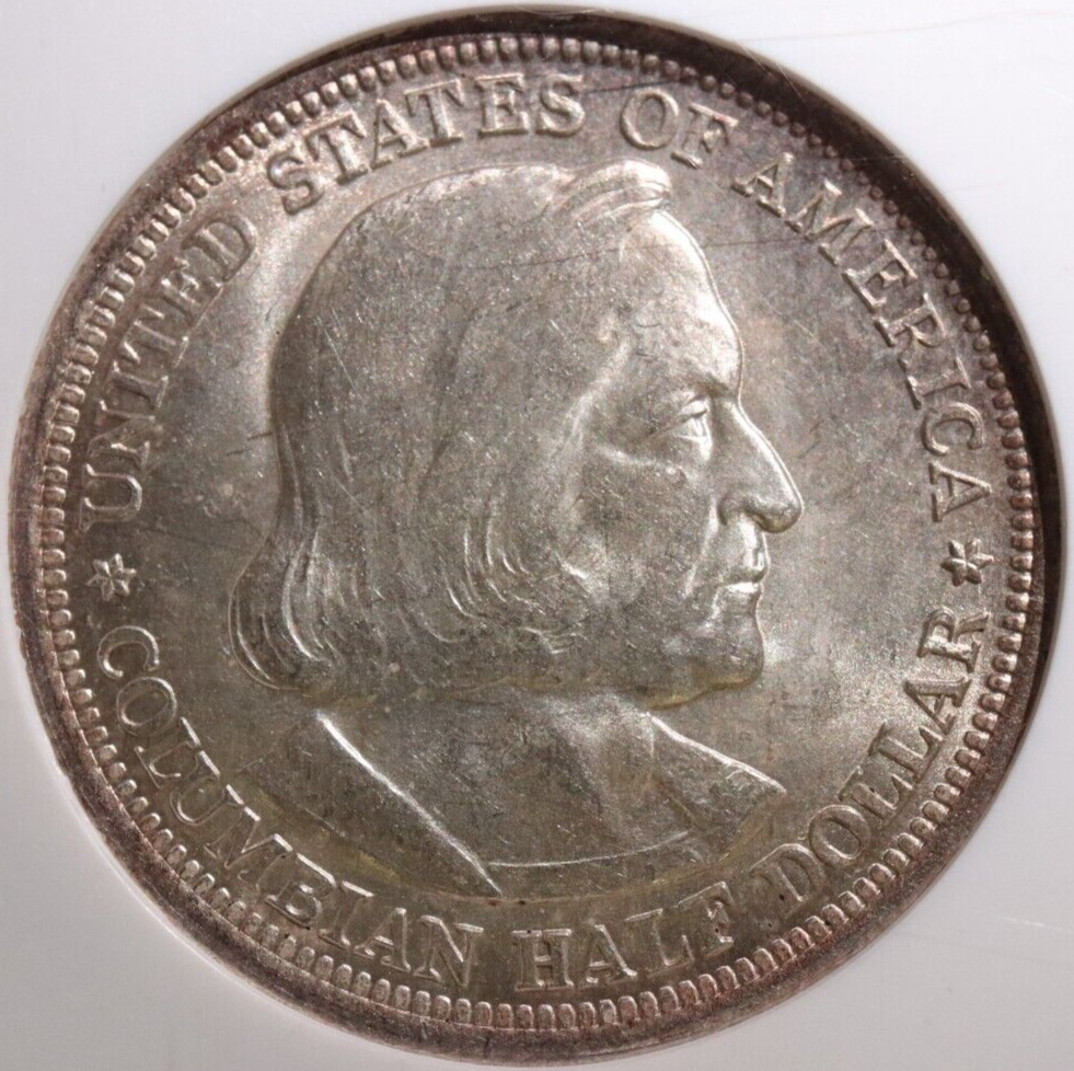 1893 Columbian Exposition Silver Half Dollar NGC MS63