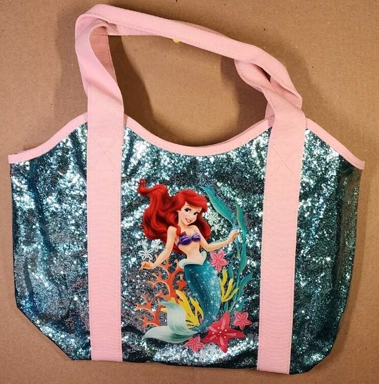 NWT Disney Store Princess Ariel Little Mermaid Swim Bag Tote Bag