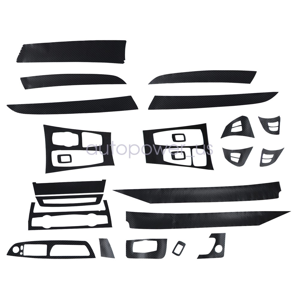 For 2008-2014 BMW X5 E70 X6 E71 3D Carbon Fiber Pattern Interior DIY Trim Decals