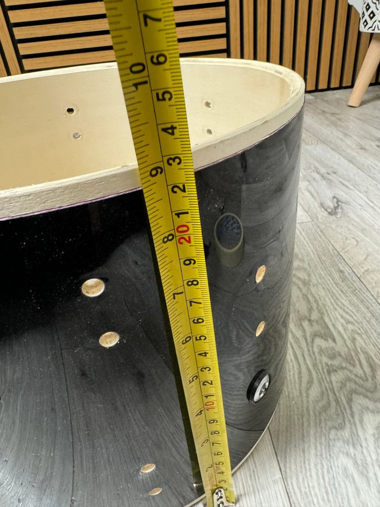 Natal Arcadia Tom Drum Shell 12”x9” Bare Wood Project #VV17