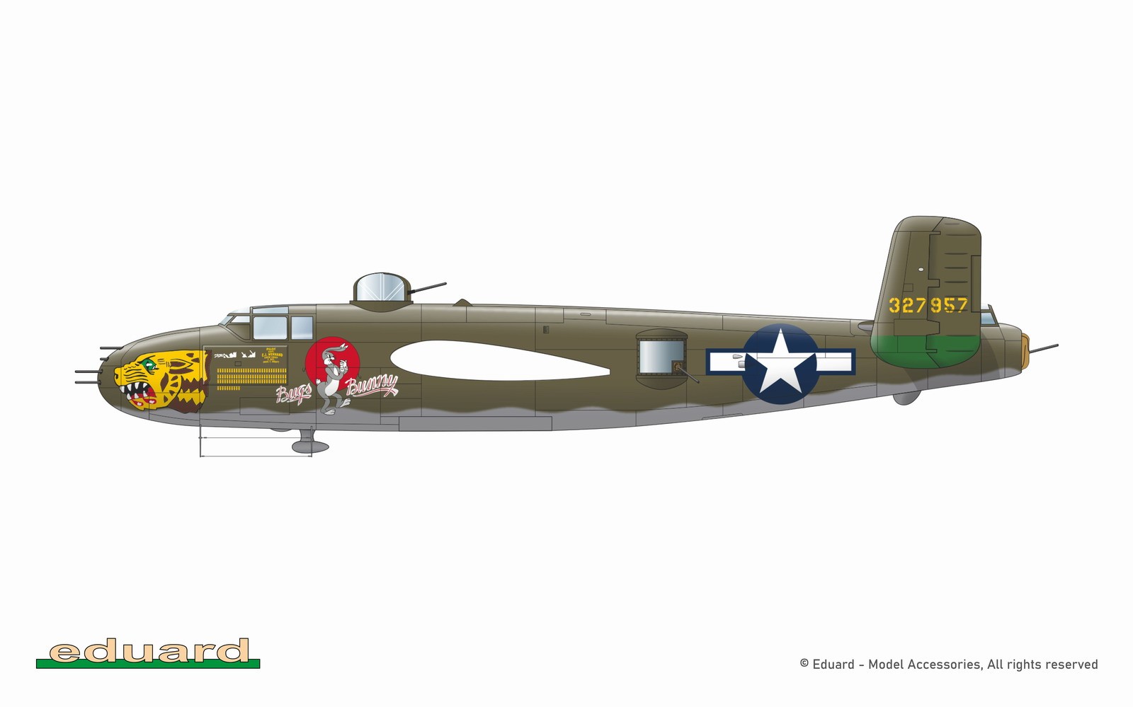 Eduard 1/48 'Strafer' B-25J Mitchell 548001