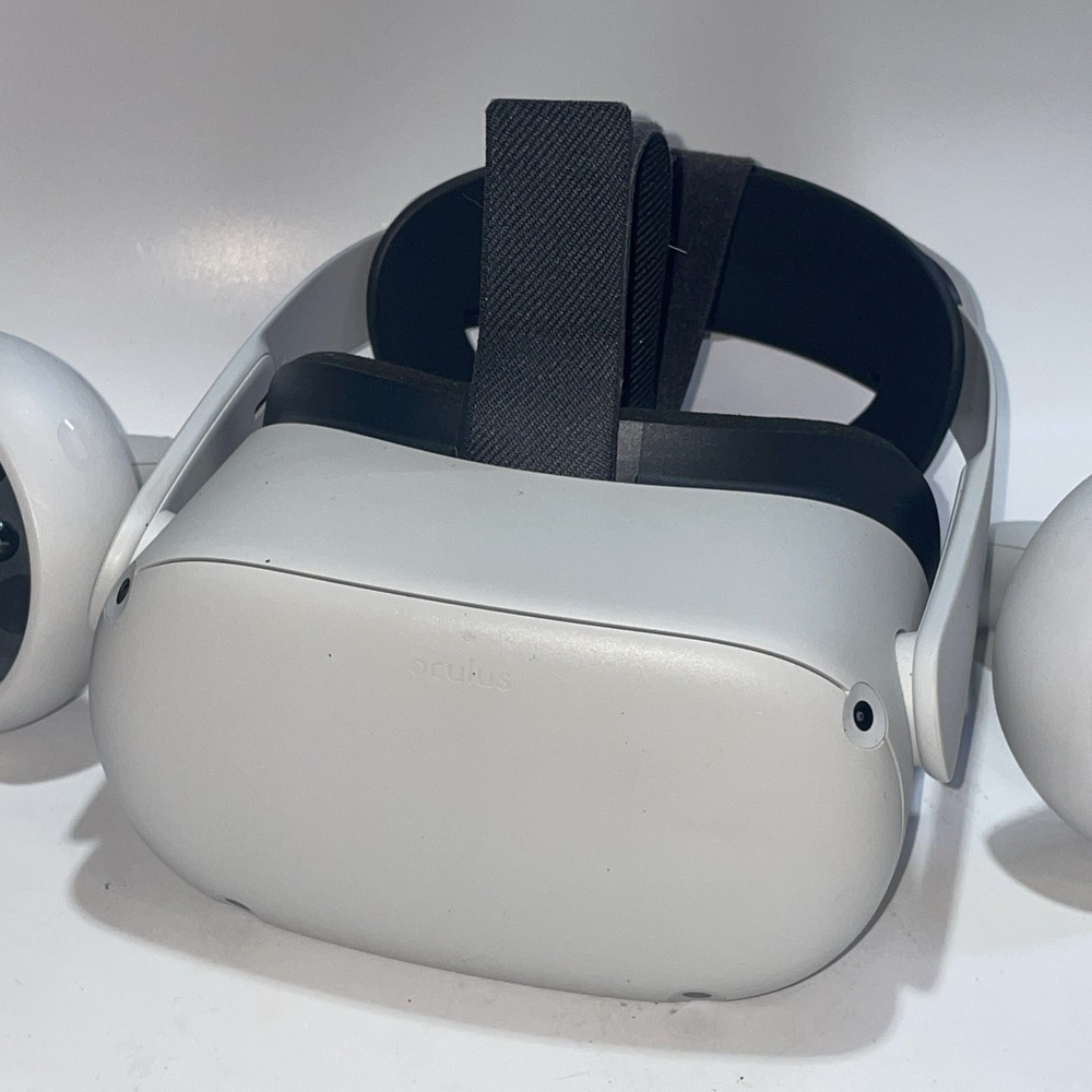 Oculus Quest 2 128GB Standalone VR Headset W/ Controllers Tested Works