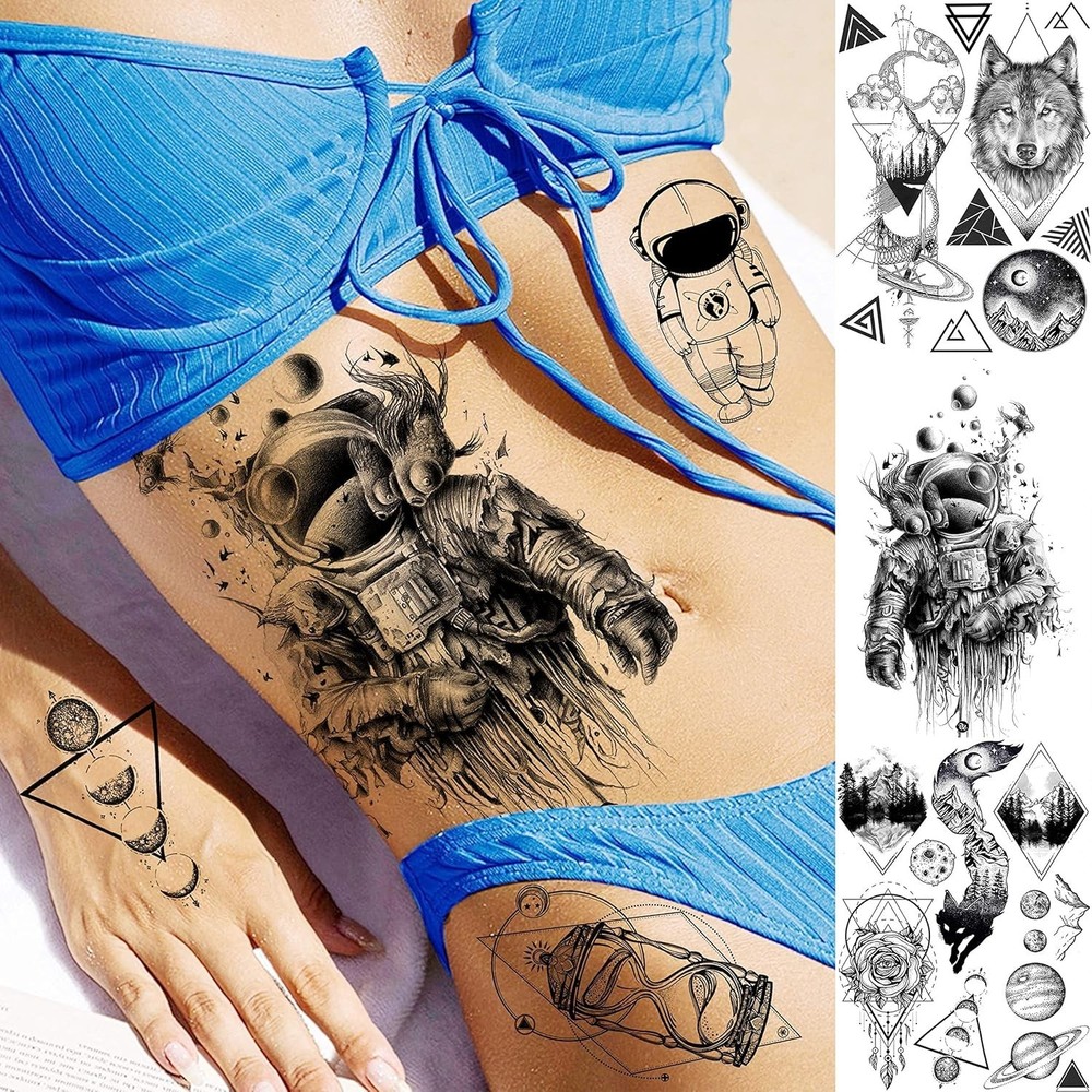Outer Space Temporary Tattoos for All Ages