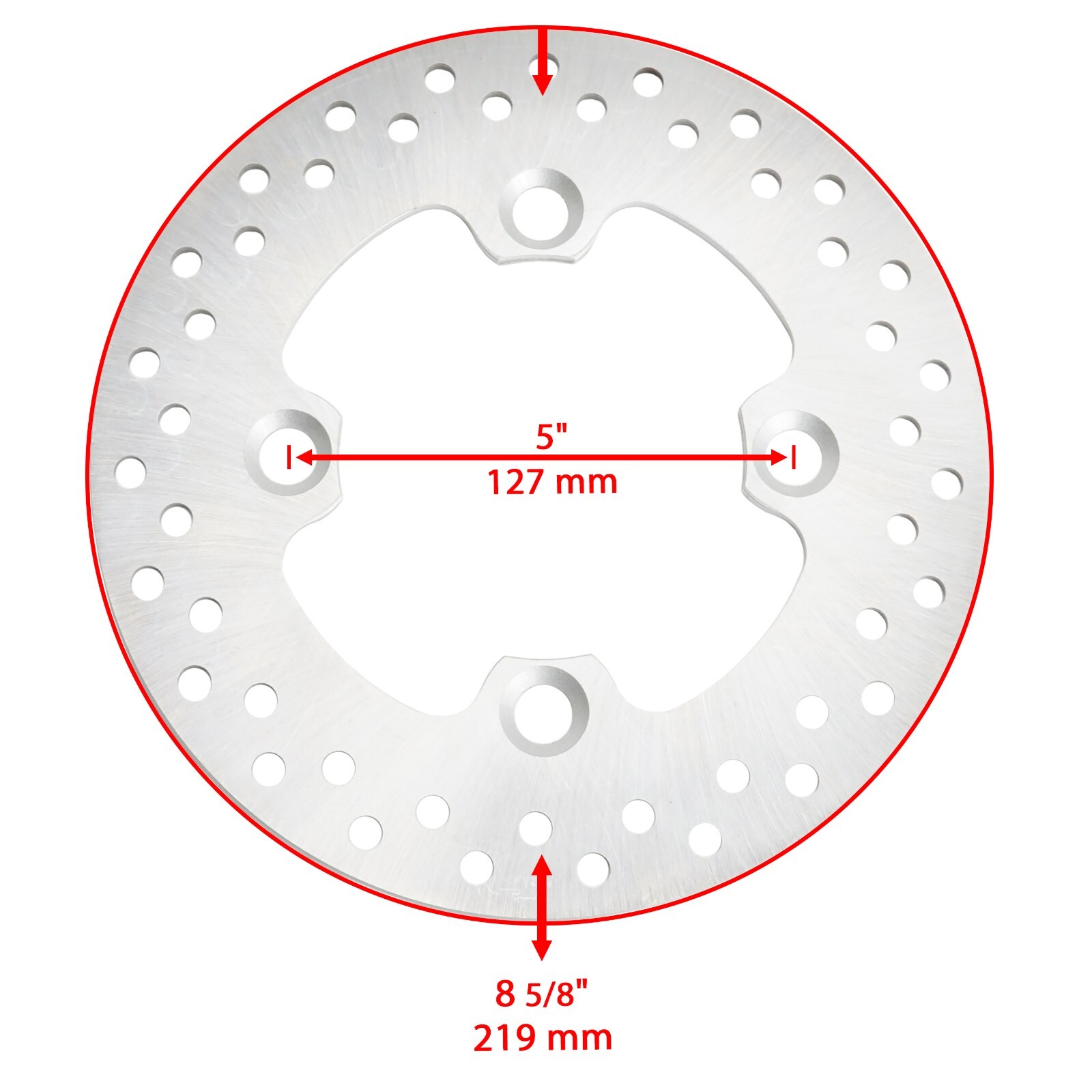 2 Rear Brake Disc Rotor Wheel Hub Bearing For Polaris RZR XP 4 900 2012-2013