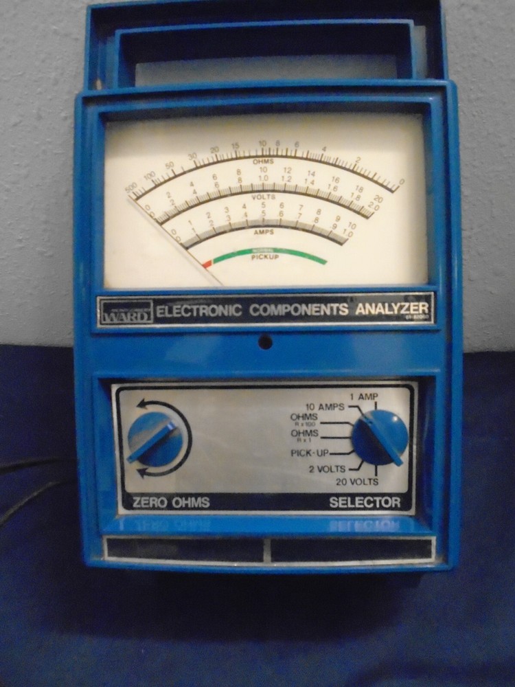 Vintage Electronic Components Analyzer Montgomery Ward 61-82060