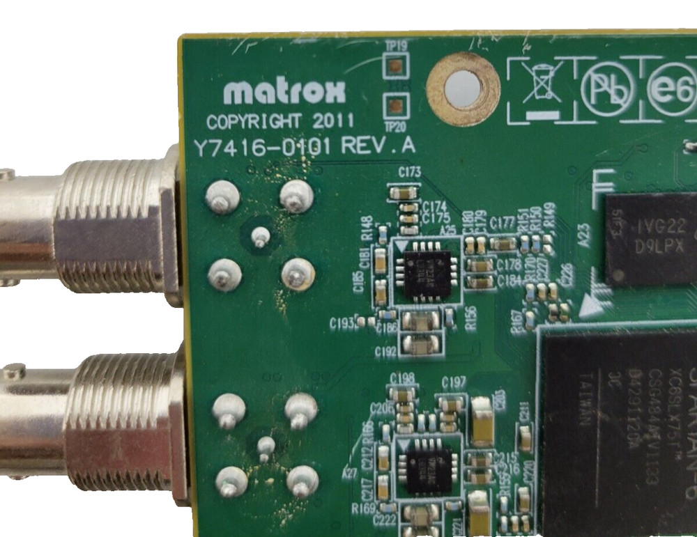 MATROX Y7416-0101 REV. A CONTROLLER BOARD GRAPHICS EDITING