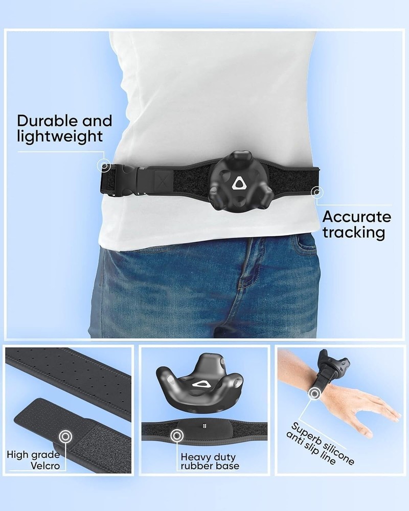 Vive Tracker Straps for 3.0, 2.0 & Ultimate - Comfortable Sweatproof Design